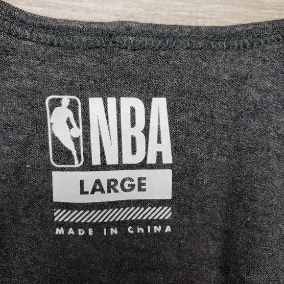 NBA 46  MEN'S  T-SHIRT GREY/RED SIZE LARGE - Picture 8 of 9